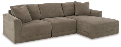 Ashley Storm Raeanna 14603S2 3 - Piece Sectional Sofa with Chaise - Chenille - 14603S2 - Home Elegance USA - 1