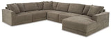 Ashley Storm Raeanna 14603S9 6 - Piece Sectional with Chaise - Chenille - 14603S9 - Home Elegance USA - 1