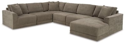 Ashley Storm Raeanna 14603S9 6 - Piece Sectional with Chaise - Chenille - 14603S9 - Home Elegance USA - 1