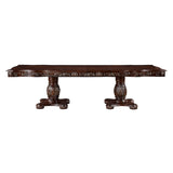 Homelegance Adelina 7 Piece Traditional Double Pedestal Dining Room Set – Cherry & Gold Finish - Home Elegance USA