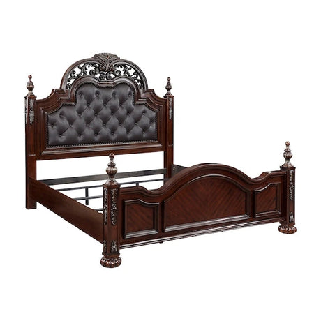 Adelina Traditional Bedroom Set in Cherry Finish – Homelegance 1468 - sold by Home Elegance USA