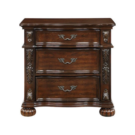 Adelina Traditional Bedroom Set in Cherry Finish – Homelegance 1468 - sold by Home Elegance USA