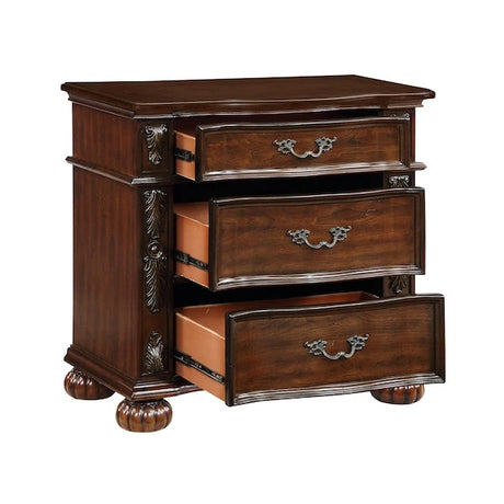 Adelina Traditional Bedroom Set in Cherry Finish – Homelegance 1468 - sold by Home Elegance USA