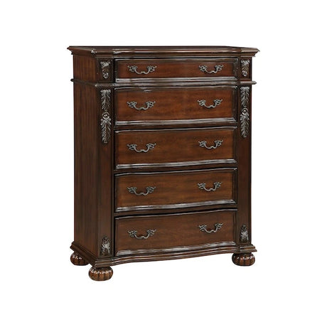 Adelina Traditional Bedroom Set in Cherry Finish – Homelegance 1468 - sold by Home Elegance USA