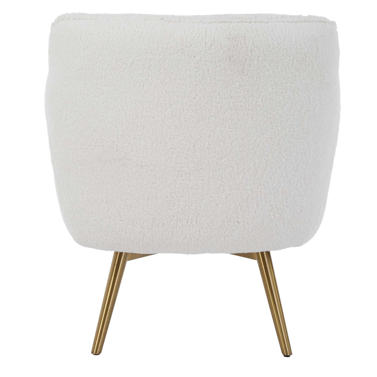 Oasis White Swivel Chair by Uttermost - View 7