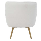 Oasis White Swivel Chair by Uttermost - View 7