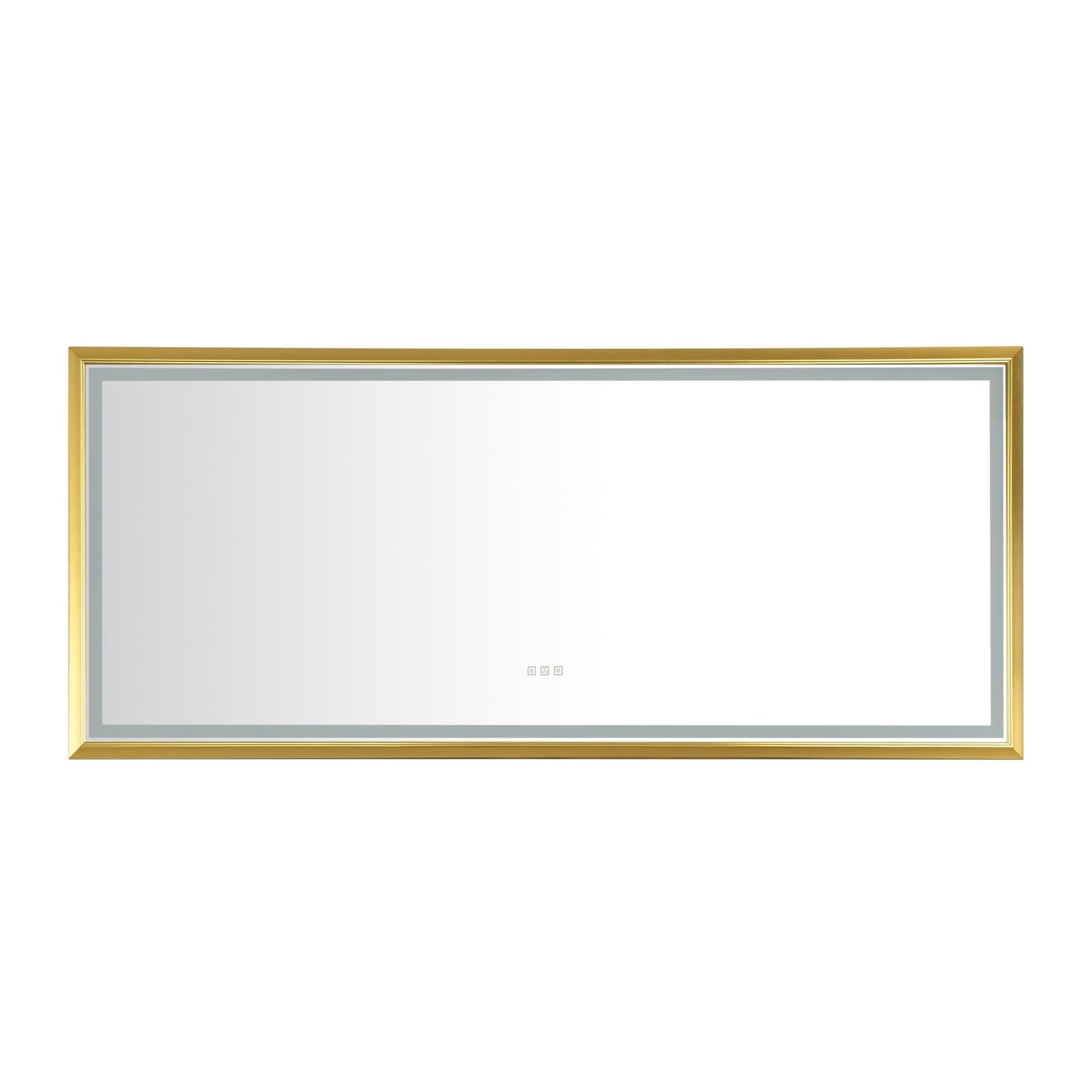 96in. W x 48 in. H LED Lighted Bathroom Wall Mounted Mirror with High Lumen+Anti - Fog Separately Control bedroom full - length mirror bathroom led mirror hair salon mirror - W1272102710 - image - 4