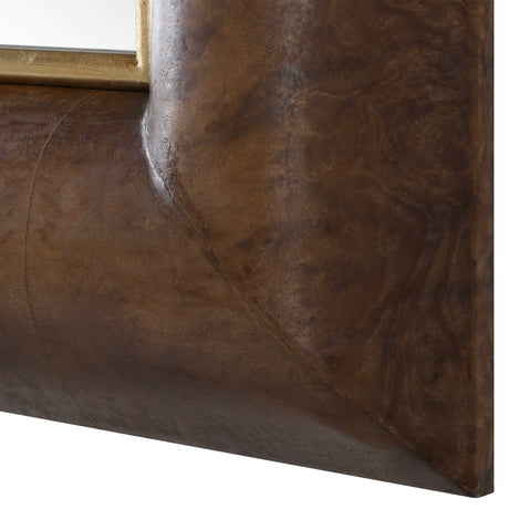 Donovan Wood Mirror Woodtone - Dark Brown by Uttermost - View 5