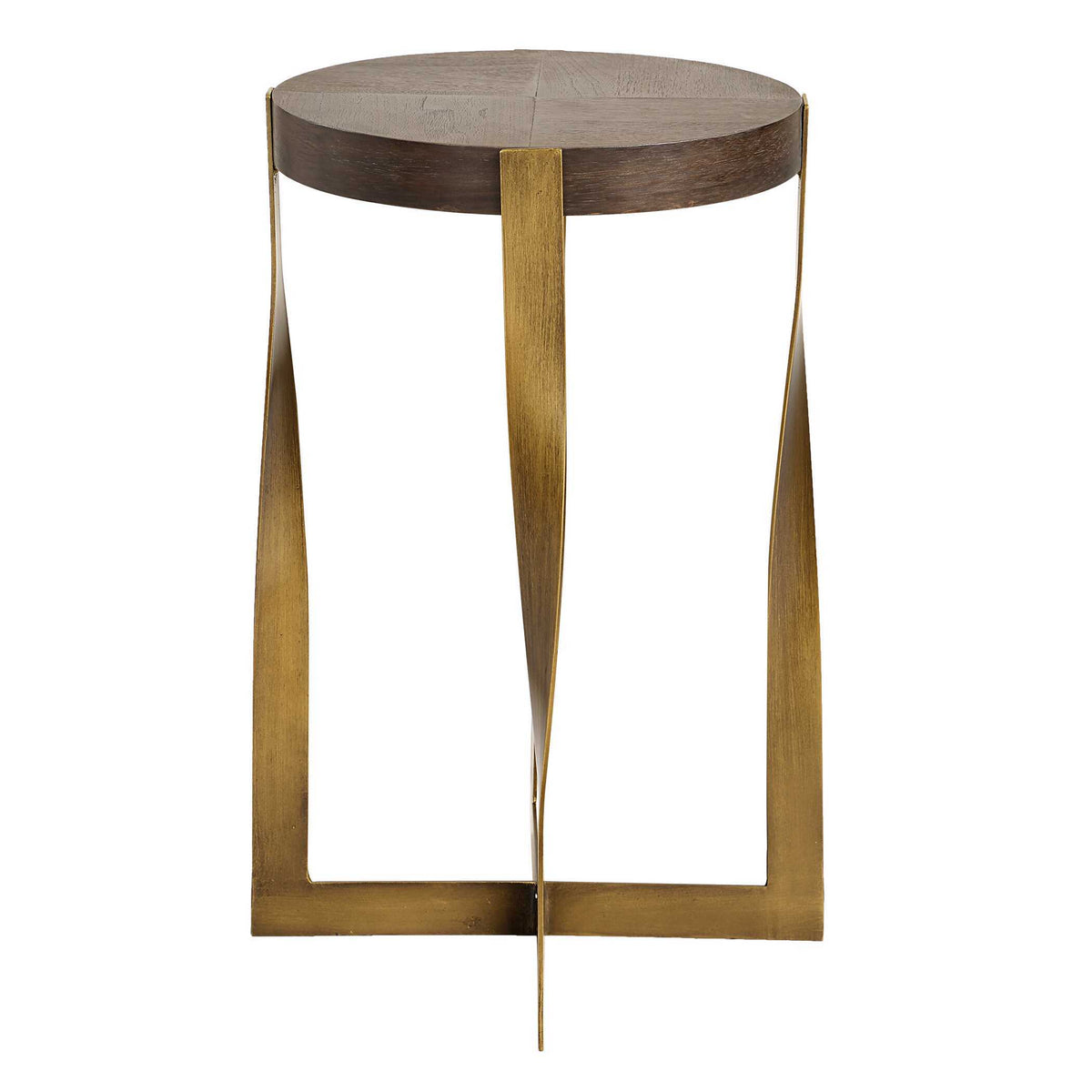 Drew Brass Accent Table - Bronze by Uttermost - View 4