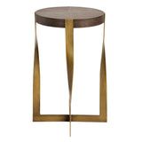 Drew Brass Accent Table - Bronze by Uttermost - View 4