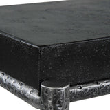 Crescendo Concrete Console Table - Black by Uttermost - View 6
