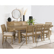 Benson Sand Wash 9-piece Extension Leaf Dining Table Set - sold by Home Elegance USA