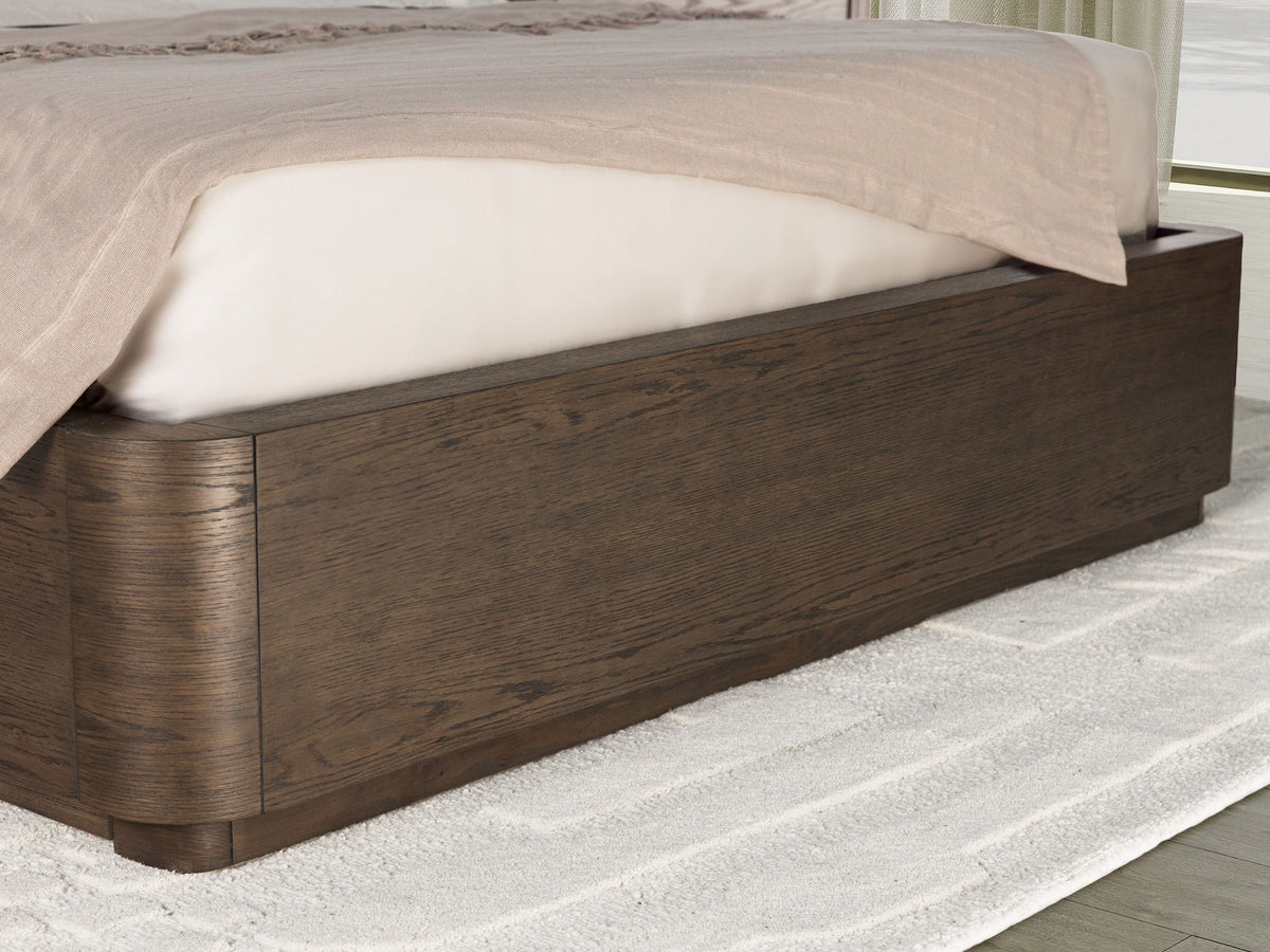 Athens Queen Panel Bed - Dark Brown | Flexsteel