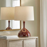 Colette Table Lamp Burgundy - Dark Red by Uttermost - View 2