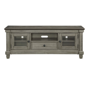 1pc TV Stand with Drawer Storage Cabinets Wooden Living Room Furniture, Coffee and Antique Gray Finish TV Console Table - sold by Home Elegance USA