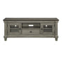1pc TV Stand with Drawer Storage Cabinets Wooden Living Room Furniture, Coffee and Antique Gray Finish TV Console Table - sold by Home Elegance USA