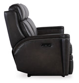 Hamilton Power Sofa With Power Headrest - Dark Brown / Dark Gray by Hooker Furniture - View 6
