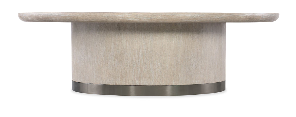Modern Mood Round Coffee Table - Beige by Hooker Furniture - View 1