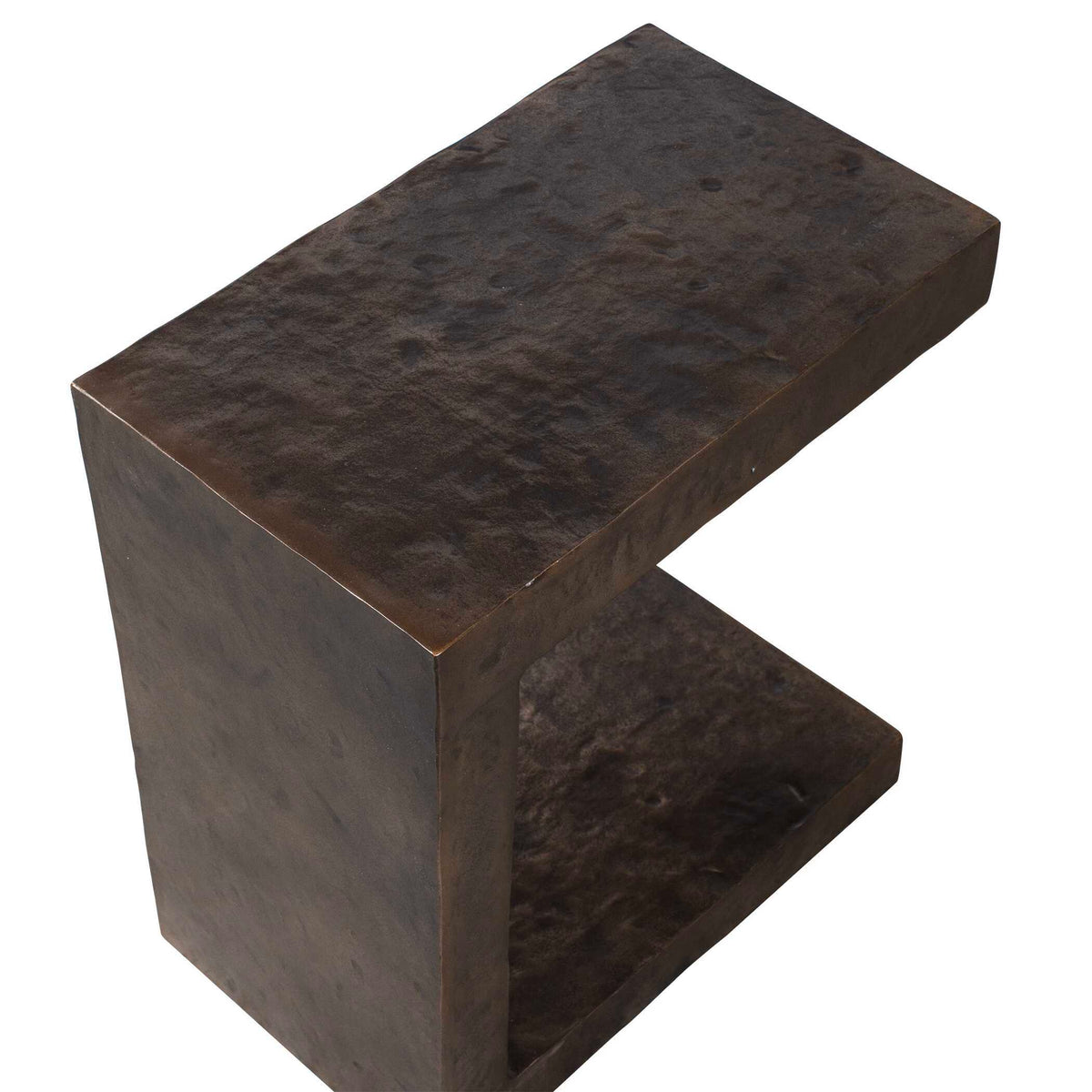 Obra Outdoor Side Table - Bronze by Uttermost - View 12