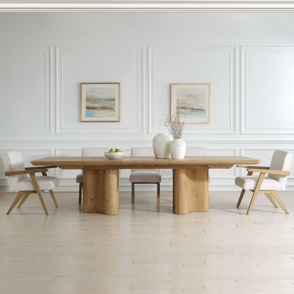 Cecelia Dining Table Oak - Light Brown by Uttermost - View 2