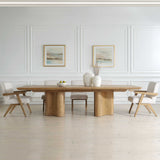 Cecelia Dining Table Oak - Light Brown by Uttermost - View 2