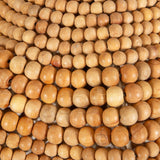Kauri 1 Light Wooden Bead Pendant Brass / Woodtone - Light Brown by Uttermost - View 7