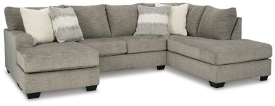 Ashley Stone Creswell 15305S1 2 - Piece Sectional with Chaise - Chenille - 15305S1 - Home Elegance USA - 1