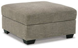 Ashley Stone Creswell Ottoman With Storage - Chenille | Home Elegance USA