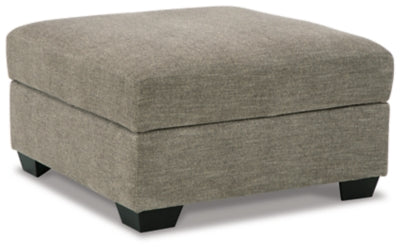 Ashley Stone Creswell Ottoman With Storage - Chenille