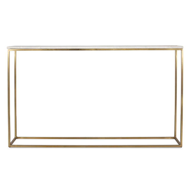Redmond Sofa Counter Table - Gold / White by Uttermost - View 1