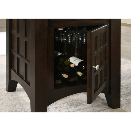 Tolland Cappuccino and Tan 5-piece Dining Set - sold by Home Elegance USA