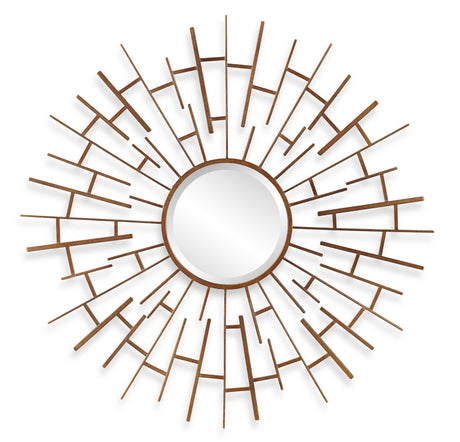 Tangled Round Mirror - Bronze by Uttermost - View 1