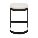 Maude Outdoor Counter Stool - White / Black by Uttermost - View 6