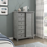 Logandale Antique Gray Platform Storage Bedroom Set – Homelegance - Home Elegance USA