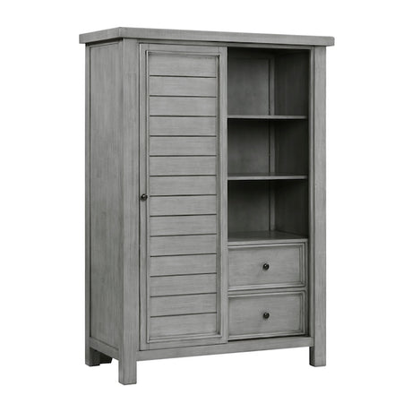 Logandale Antique Gray Platform Storage Bedroom Set – Homelegance - sold by Home Elegance USA