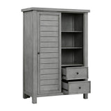 Logandale Antique Gray Platform Storage Bedroom Set – Homelegance - Home Elegance USA