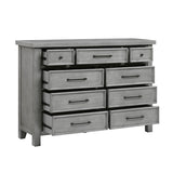 Logandale Antique Gray Platform Storage Bedroom Set – Homelegance - Home Elegance USA