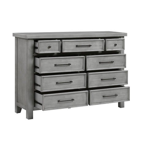 Logandale Antique Gray Platform Storage Bedroom Set – Homelegance - sold by Home Elegance USA