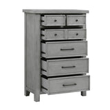 Logandale Antique Gray Platform Storage Bedroom Set – Homelegance - Home Elegance USA