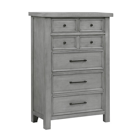 Logandale Antique Gray Platform Storage Bedroom Set – Homelegance - sold by Home Elegance USA