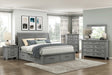 Logandale Antique Gray Platform Storage Bedroom Set – Homelegance - sold by Home Elegance USA