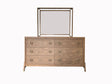 6 Drawer Dresser in Latte Finish