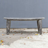 Fade To Black Wood Bench - Black / White by Uttermost - View 3