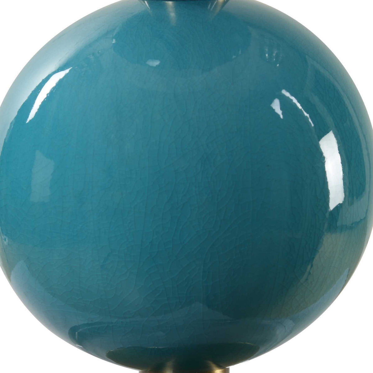 Palawan Blue Glaze Table Lamp by Uttermost - View 7