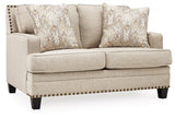 Ashley Linen Claredon Loveseat - Chenille | Home Elegance USA