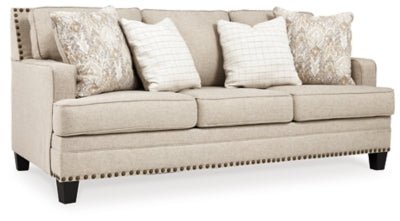 Ashley Linen Claredon Sofa - Chenille - 1560238 - Home Elegance USA - 1