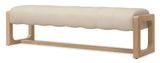 Banyon Bay Bench Desert Oak - Light Brown / Beige by Hooker Furniture - View 2