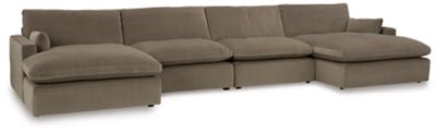 Ashley Cocoa Sophie 15706S8 4 - Piece Sectional with Chaise | Home Elegance USA