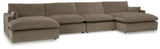 Ashley Cocoa Sophie 15706S8 4 - Piece Sectional with Chaise - 15706S8 - Home Elegance USA - 1