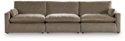 Ashley Cocoa Sophie 15706S2 3 - Piece Sectional Sofa - Velvet | Home Elegance USA